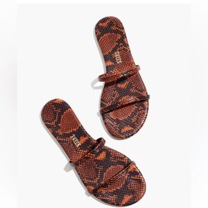 Tkees Gemma Snakeskin Sandals